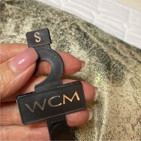 WCM Tan Leather Belt with Gold Details, S main image 4